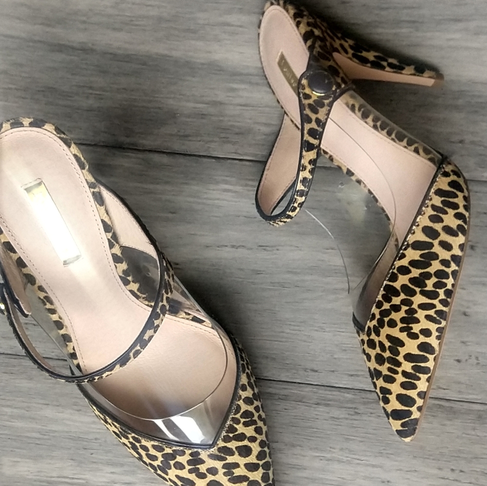 Louise et Cie l Lo-Joykiss2 Speckled Leopard Clear Piccola l Size 9.5 l …